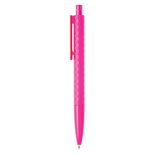 Close-up of the XD Collection X3 pen, a sleek writing instrument with a metallic finish and ergonomic design.