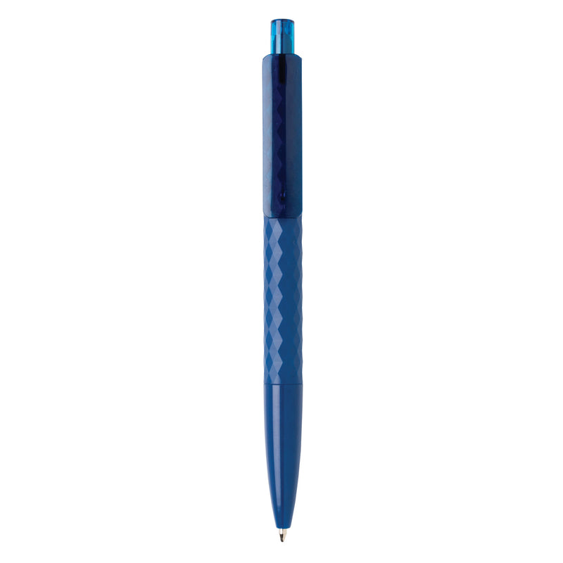 Load image into Gallery viewer, Close-up of the XD Collection X3 pen showing sleek black body and silver accents, a stylish writing instrument.

