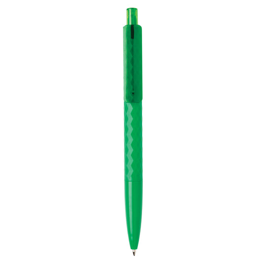 XD Collection X3 pen, a sleek writing instrument shown in a close-up image, highlighting its modern design and metallic finish.