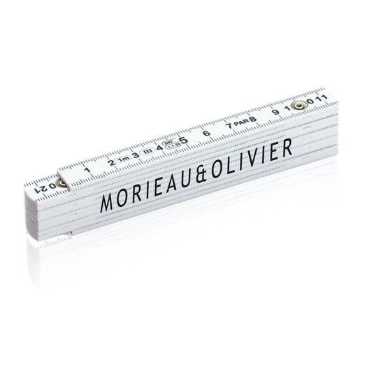 Fibreglass folding rule from XD Collection, a durable measuring tool with clear measurement markings and foldable design.