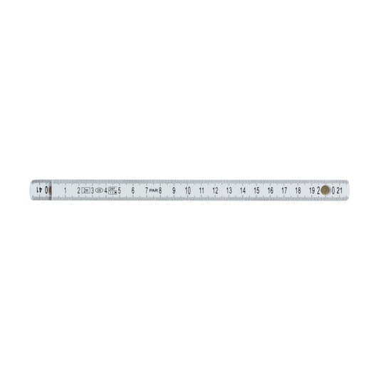 Fibreglass folding rule from XD Collection, a durable measuring tool with clear markings, ideal for construction and woodworking.
