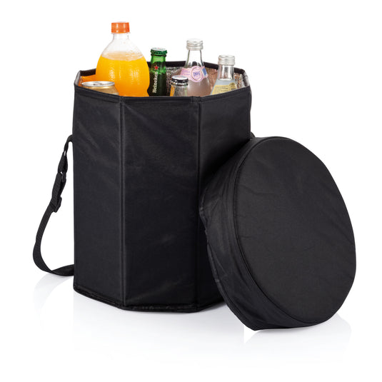 Outdoor cooler seat by XD Collection, featuring a sturdy design with a built-in cooler and comfortable seating for outdoor use.