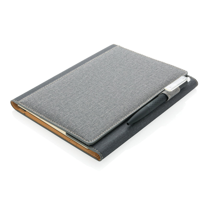 Load image into Gallery viewer, A5 Deluxe design notebook cover from XD Collection, featuring elegant pattern and high-quality material for stylish note-taking.
