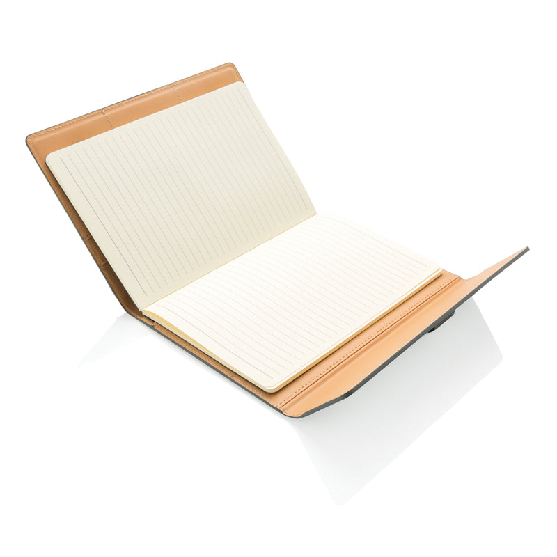 Load image into Gallery viewer, A5 Deluxe design notebook cover by XD Collection featuring stylish, durable leather with a sleek, modern appearance.
