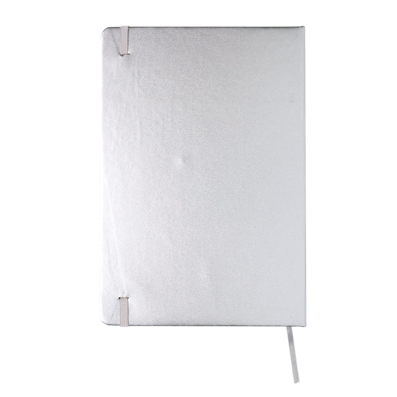 Load image into Gallery viewer, A classic hardcover A5 notebook from XD Collection with a sleek black design, featuring a textured cover and elastic closure.
