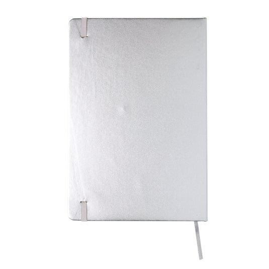 A classic hardcover A5 notebook from XD Collection with a sleek black design, featuring a textured cover and elastic closure.