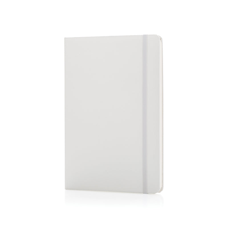 Load image into Gallery viewer, A5 hardcover notebook from XD Collection with a classic design, featuring a textured cover and lined paper pages.
