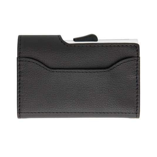 C-Secure RFID card holder and wallet in black with multiple card slots, compact travel accessory, Bags & Travel brand.