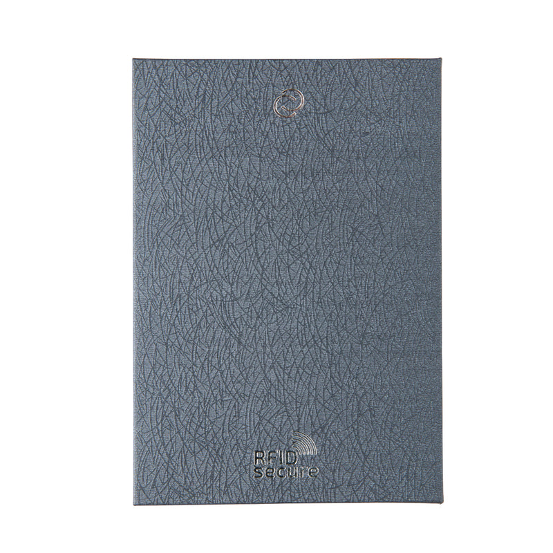 Load image into Gallery viewer, C-Secure RFID card holder and wallet in black with multiple card slots and a sleek, compact design for secure travel storage.
