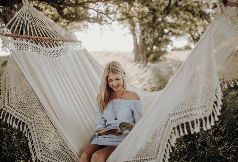 Load image into Gallery viewer, Palacio Natura XXL Rod Hammock up to 3 people - Custom Wood DesignsPalacio Natura XXL Rod Hammock up to 3 peopleHammock Boho24575176586487No Frame
