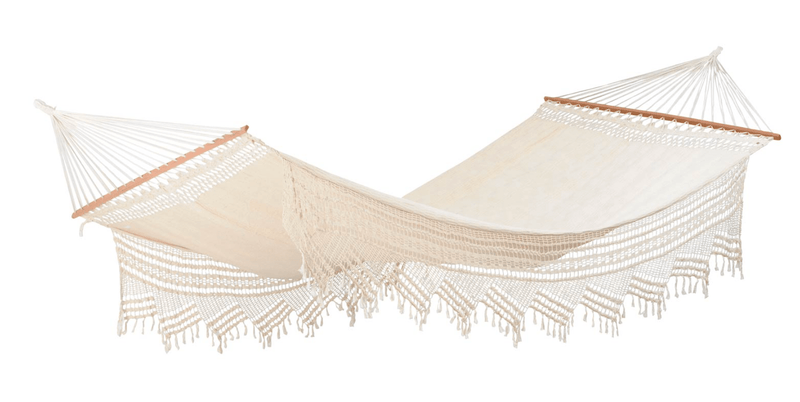 Load image into Gallery viewer, Palacio Natura XXL Rod Hammock up to 3 people - Custom Wood DesignsPalacio Natura XXL Rod Hammock up to 3 peopleHammock Boho24575176586487No Frame
