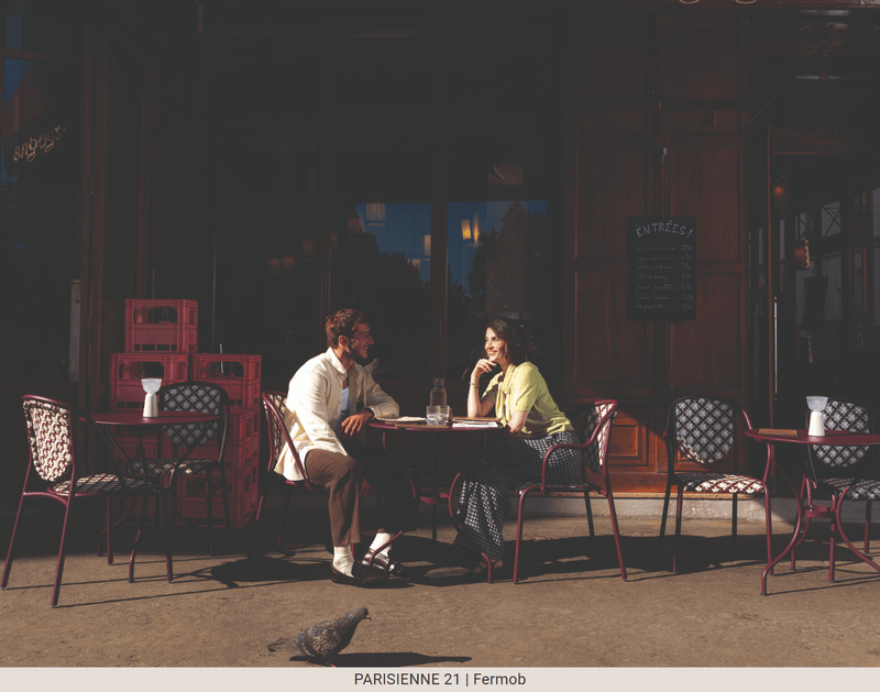 Load image into Gallery viewer, Parisienne 21 Chair Steel Chair - Custom Wood DesignsFermob Parisienne 21 steel bistro chair with a classic design, outdoor metal chair suitable for patio or garden settings.Fermob Metal Chair Outdoor24575202364343Green Gren
