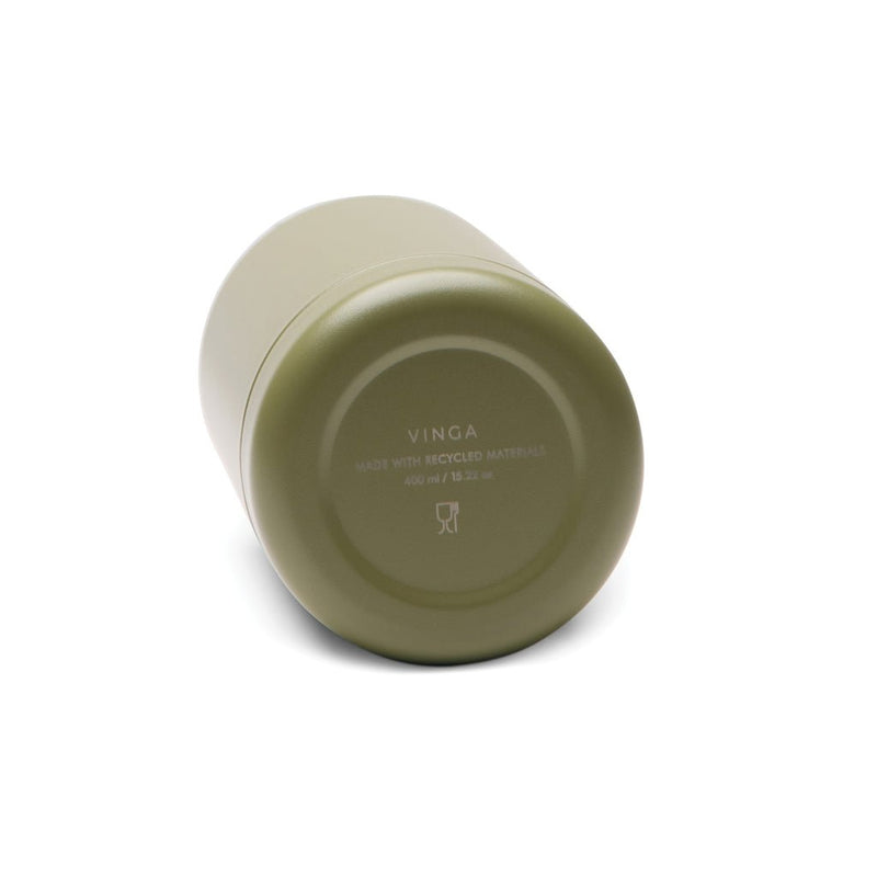 Load image into Gallery viewer, Parks RCS SS bottle, 400 ML - Custom Wood DesignsVinga Parks RCS SS 400ml stainless steel drinkware bottle with screw cap, black finish, and ergonomic design.DrinkwareV4300907Recycled Stainless steel,Polyestergreen
