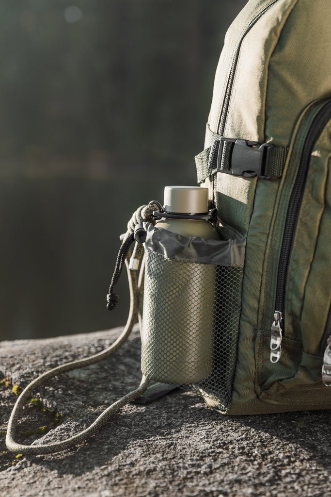 Load image into Gallery viewer, Parks RCS SS bottle, 400 ML - Custom Wood DesignsVinga Parks RCS SS 400ml stainless steel drinkware bottle with screw cap, durable and portable for outdoor useDrinkwareV4300907Recycled Stainless steel,Polyestergreen
