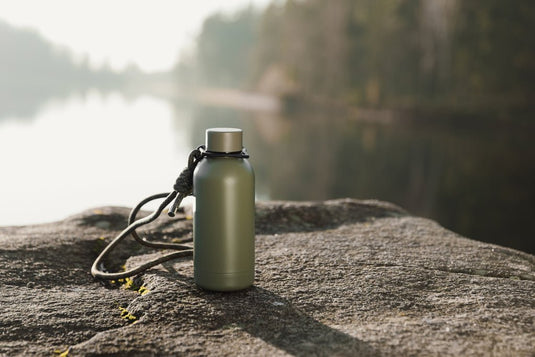 Parks RCS SS bottle, 400 ML - Custom Wood DesignsVinga Parks RCS SS 400ml stainless steel bottle in silver with a sleek, durable design for hydration on the goDrinkwareV4300907Recycled Stainless steel,Polyestergreen