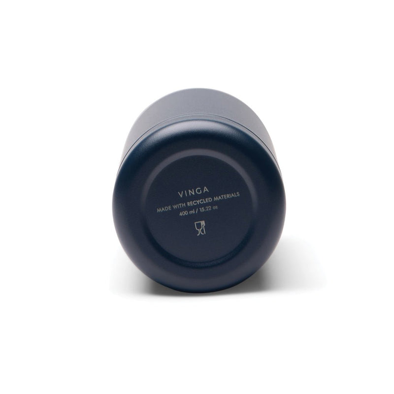 Load image into Gallery viewer, Parks RCS SS bottle, 400 ML - Custom Wood DesignsVinga Parks RCS SS bottle, 400 ML stainless steel drinkware with a sleek design and secure lid for on-the-go hydration.DrinkwareV4300925Recycled Stainless steel,Polyesternavy
