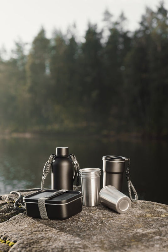 Parks RCS SS cup, 4 pcs, 250 ML - Custom Wood DesignsSet of four Vinga Parks RCS SS cups, 250ml stainless steel drinkware with sleek design and durable construction.DrinkwareV4320701Recycled Stainless steel,Polypropyleneblack