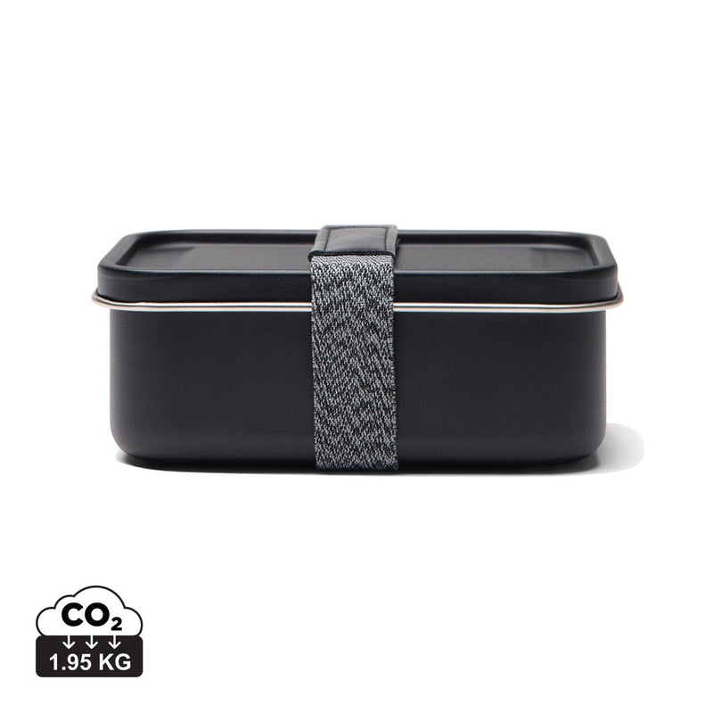 Load image into Gallery viewer, Parks RCS SS lunch box - Custom Wood DesignsVinga Parks RCS SS lunch box in stainless steel with secure lid, ideal for home and outdoor meals.Home &amp; LivingV2691101Recycled Stainless steel,Polyesterblack
