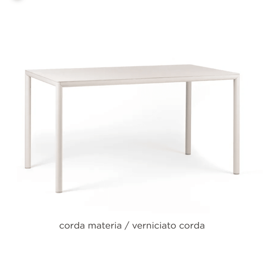 Piave 140x80 Contract Table - Custom Wood DesignsNardi Piave 140x80 cm contract table with wooden top and metal legs, ideal for restaurant or commercial use.Piave Table24575215943063Corda