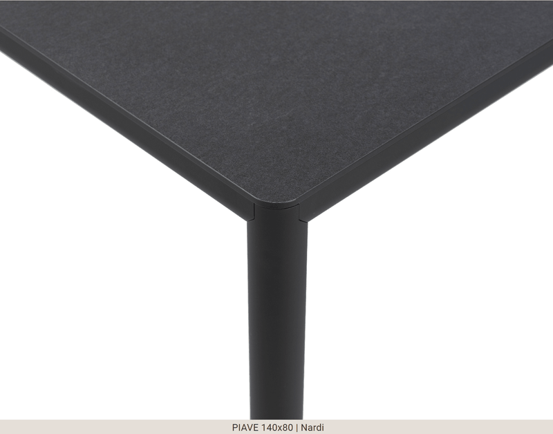 Load image into Gallery viewer, Piave 160x90 Table - Custom Wood DesignsNardi Piave 70 contract outdoor table by Custom Wood Designs with antracite finish and set-leg design for restaurant use.Nardi Table Outdoor Piave24575214090519Antracite
