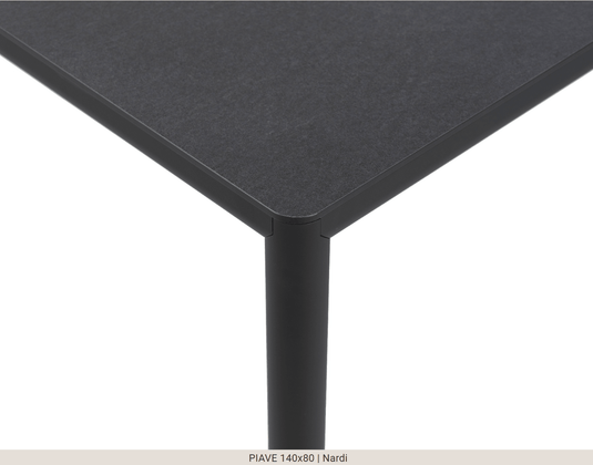 Piave 160x90 Table - Custom Wood DesignsNardi Piave 70 contract outdoor table by Custom Wood Designs with antracite finish and set-leg design for restaurant use.Nardi Table Outdoor Piave24575214090519Antracite