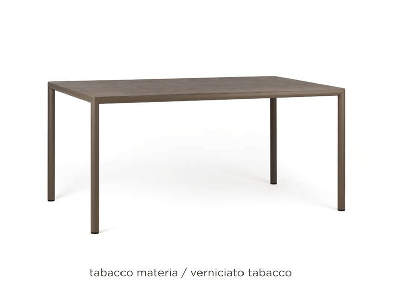 Load image into Gallery viewer, Piave 160x90 Table - Custom Wood DesignsOutdoor Piave Nardi table with tobacco-colored 160x90 cm tabletop, suitable for outdoor dining or patio use.Nardi Table Outdoor Piave24575213824983Tabacco
