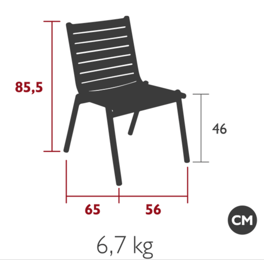 Fermob PILOTIS teak outdoor chair with sleek design, ideal for restaurant or patio outdoor seating in Ireland