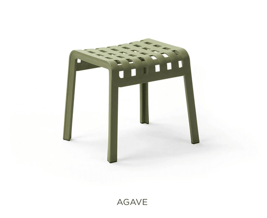 Poggio Outdoor Stool & Footrest - Custom Wood DesignsNardi Poggio outdoor stool and footrest in agave finish, designed for patio furniture and rocking chairs.Stool Footrest Nardi Outdoor24575202530007Agave