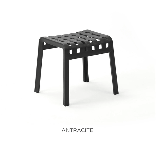 Poggio Outdoor Stool & Footrest - Custom Wood DesignsNardi Poggio outdoor stool and footrest in antracite, designed for patio furniture and compatible with Folio rocking chairs.Stool Footrest Nardi Outdoor24575202497239Antracite