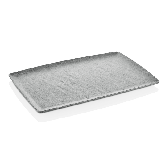 Polaris Platter grey granite GN 1/2 265x325mm - Custom Wood DesignsGrey granite Polaris Platter by Fine Dine, GN 1/2 size, measuring 265x325mm, with a smooth, polished surface for serving.Platter562376