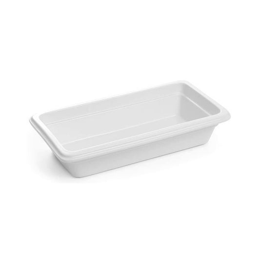 Porcelain container GN 1/3 (H)65mm - Custom Wood DesignsPorcelain GN 1/3 container by Fine Dine with 65mm height, used for food storage or presentation in commercial kitchens.porcelain container gn783023