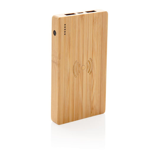 Bamboo 5W Powerbank pack of 25 Custom Wood Designs __label: Multibuy powerbankbamboocustomwooddesigns