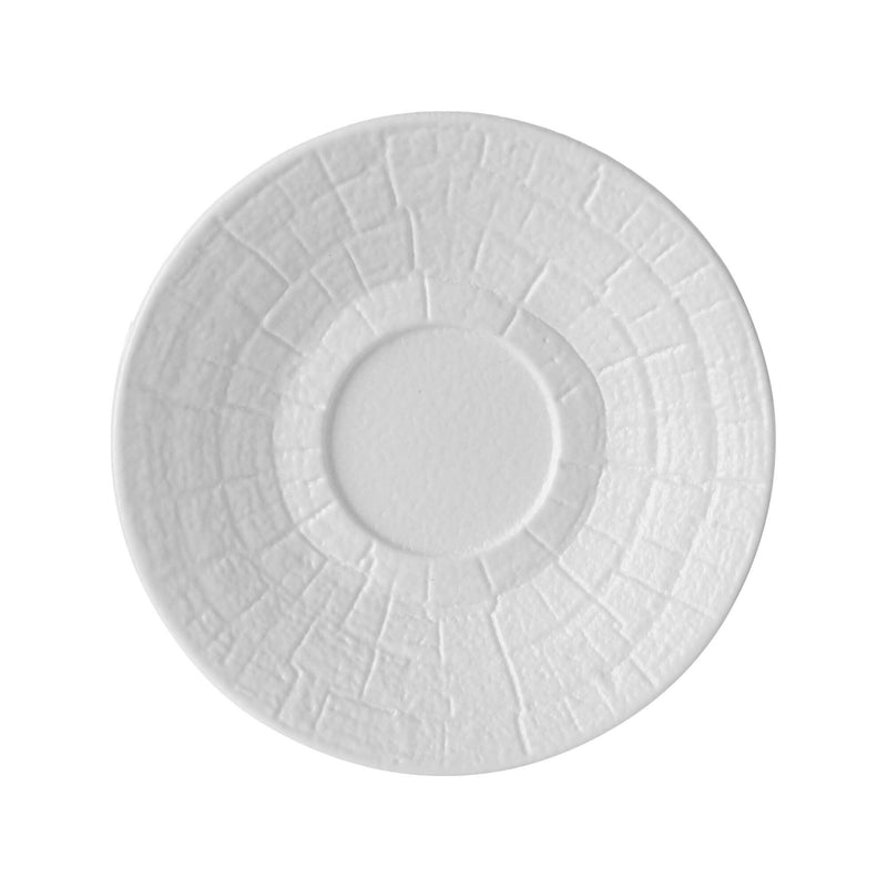 Load image into Gallery viewer, Fine Dine Nordic coffee cup saucer, 140mm, showcasing a stylish ceramic design with a smooth, round shape and subtle detailing.
