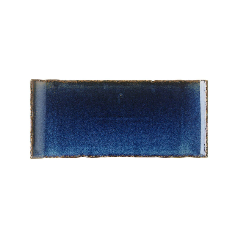 Load image into Gallery viewer, Rectangular plate by Fine Dine, 260x115 mm, with a smooth ceramic surface perfect for serving meals.
