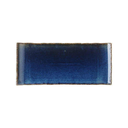 Rectangular plate by Fine Dine, 260x115 mm, with a smooth ceramic surface perfect for serving meals.