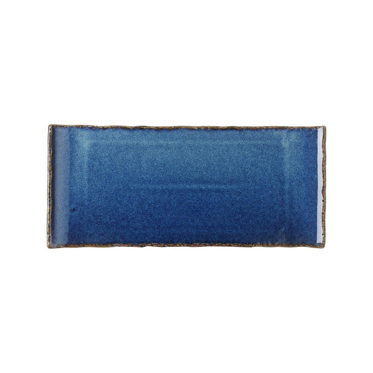 Rectangular plate by Fine Dine, 340x150 mm, showcasing a sleek ceramic design for serving food in a modern kitchen.