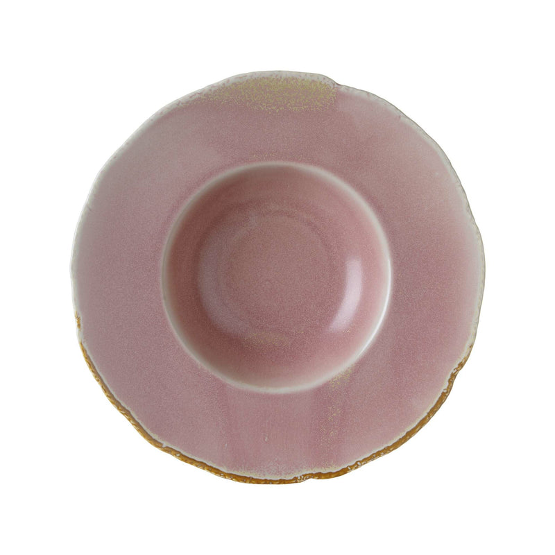 Load image into Gallery viewer, Fine Dine Pasta plate Rosa, 280mm, ceramic dinnerware with a pink floral design, ideal for serving pasta and main courses.
