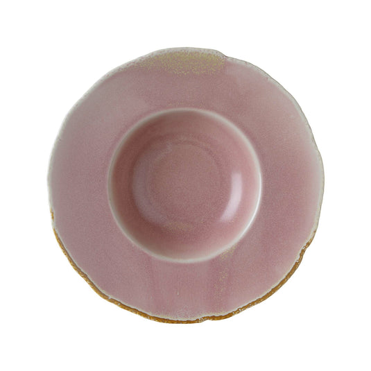 Fine Dine Pasta plate Rosa, 280mm, ceramic dinnerware with a pink floral design, ideal for serving pasta and main courses.