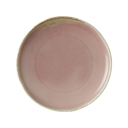 Fine Dine Rosa coupe plate, 270mm, shallow rimless dish with elegant design, perfect for serving appetizers or desserts.