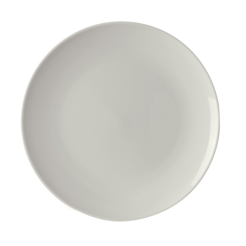 Load image into Gallery viewer, Fine Dine 180mm Pure flat plate without rim, shallow dish with smooth surface for serving or presentation.
