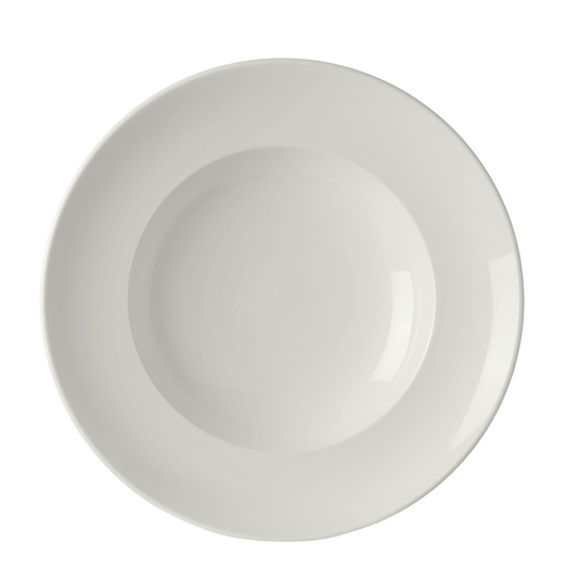 Fine Dine pure pasta plate, 270mm ceramic dish with a sleek design, perfect for serving pasta meals.