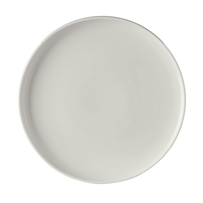 Load image into Gallery viewer, Deep white plate with high rim, 250mm size from Fine Dine, ideal for serving main dishes or pasta in a modern kitchen setting.
