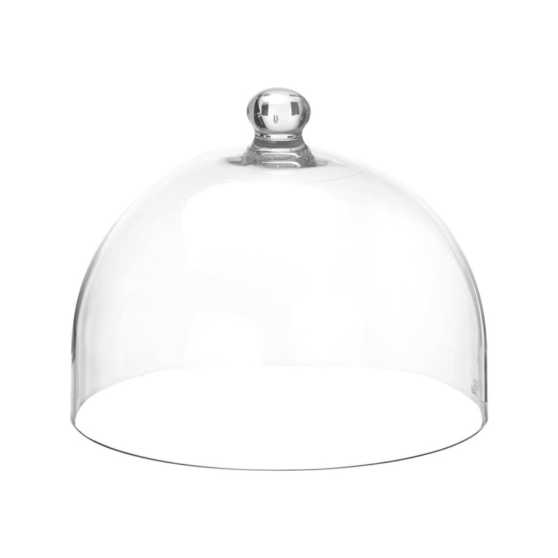 Load image into Gallery viewer, Fine Dine polycarbonate cake stand cover, Ø280×220mm, clear protective lid for cake display and storage.
