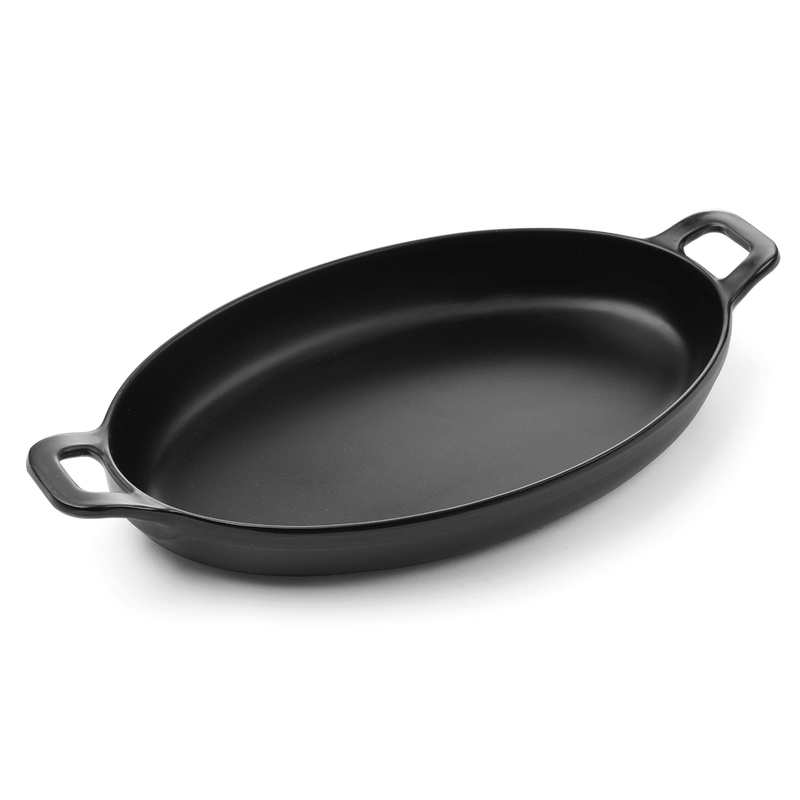 Load image into Gallery viewer, Little Chef melamine mini oval pan, 263x140x(H)37mm-melamine saucepan
