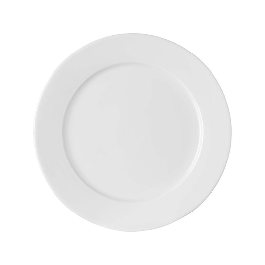 Fine Dine Pure Bianco flat plate, 150mm, ceramic dinnerware with a sleek white design perfect for serving and presentation.