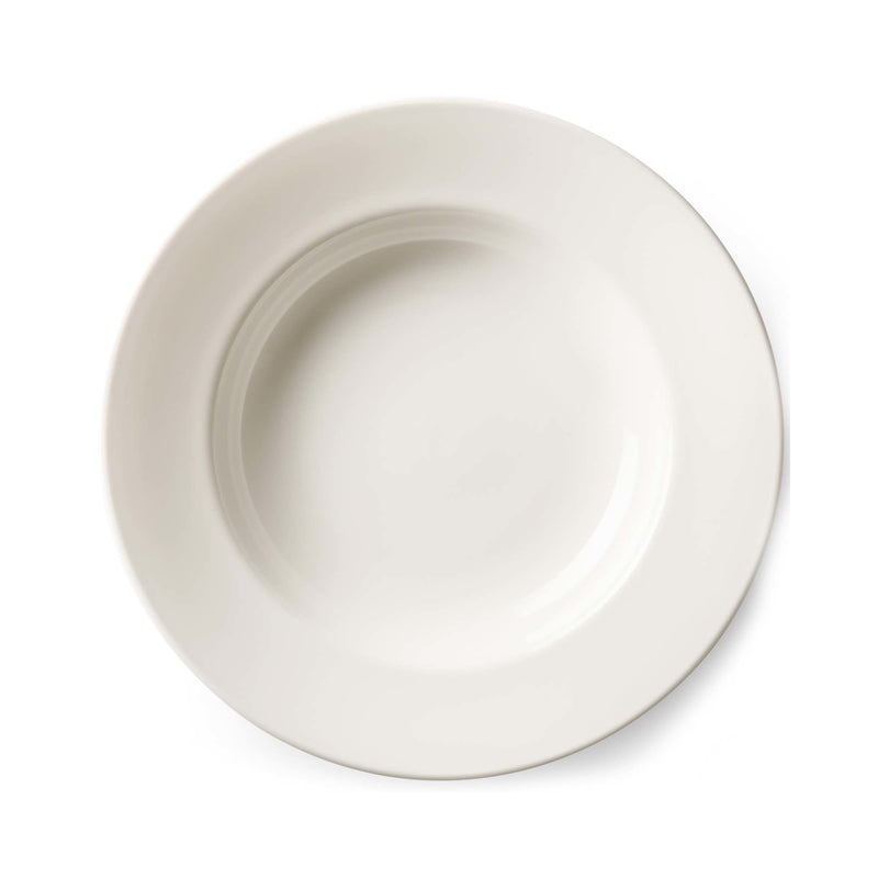 Load image into Gallery viewer, Deep 230mm plate from Fine Dine featuring a classic ceramic design, perfect for serving main courses or salads.
