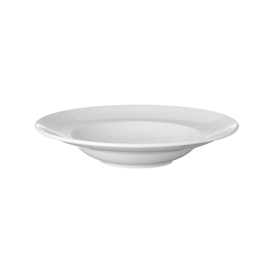 Fine Dine Pure Bianco pasta plate, 300mm round ceramic dish with a clean white finish, perfect for serving pasta.