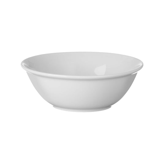 Fine Dine Pure Bianco buffet bowl, 400 ml, 150mm diameter, white ceramic serving bowl for salads and side dishes.