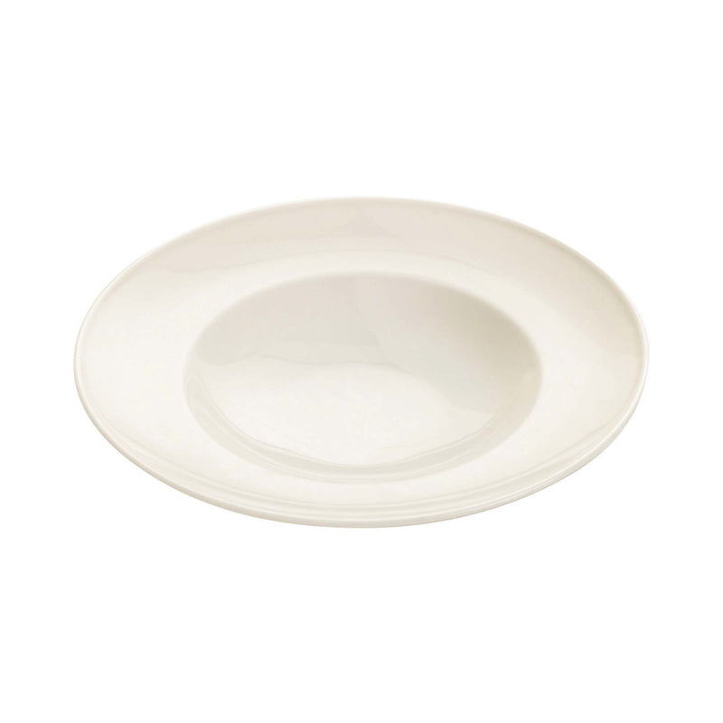 Load image into Gallery viewer, Fine Dine Crema pasta plate, 260mm, featuring a stylish design perfect for serving pasta dishes in a modern dining setting.
