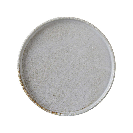 Fine Dine Stark flat plate, 270mm, showcasing a sleek ceramic dinner plate with a smooth, minimalist design and clean white finish.